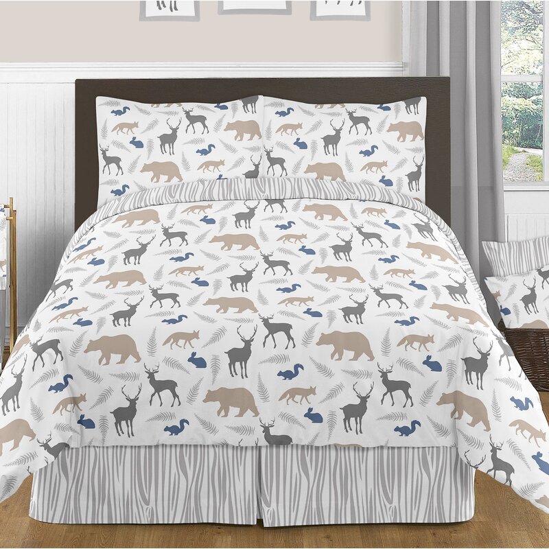 Sweet Jojo Designs Woodland Animals 3 Piece Comforter Set & Reviews ...